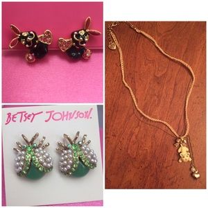 Betsey Johnson jewelry set BNWT